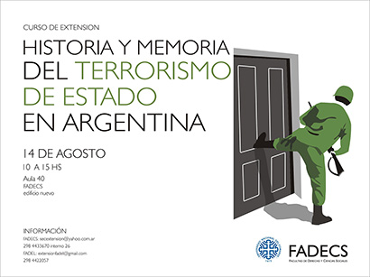 ENCUENTRO DEL CURSO DE EXTENSIÓN "HISTORIA Y MEMORIA DEL TERRORISMO DE ESTADO EN ARGENTINA"